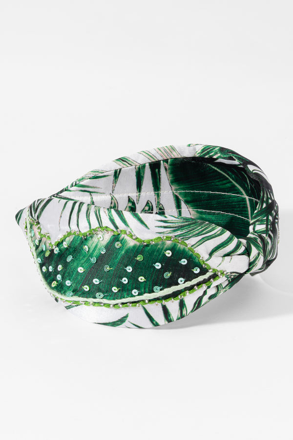 Palm Leaf Knotted Headband