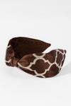 Mocha Geo Chic Headband