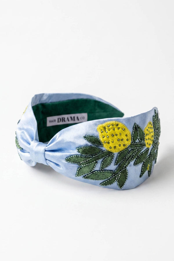 Lemon Spritz Knotted Headband