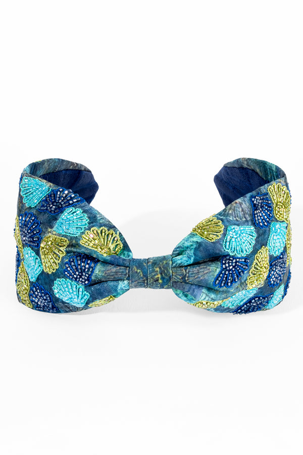 Indigo Canopy Knotted Headband