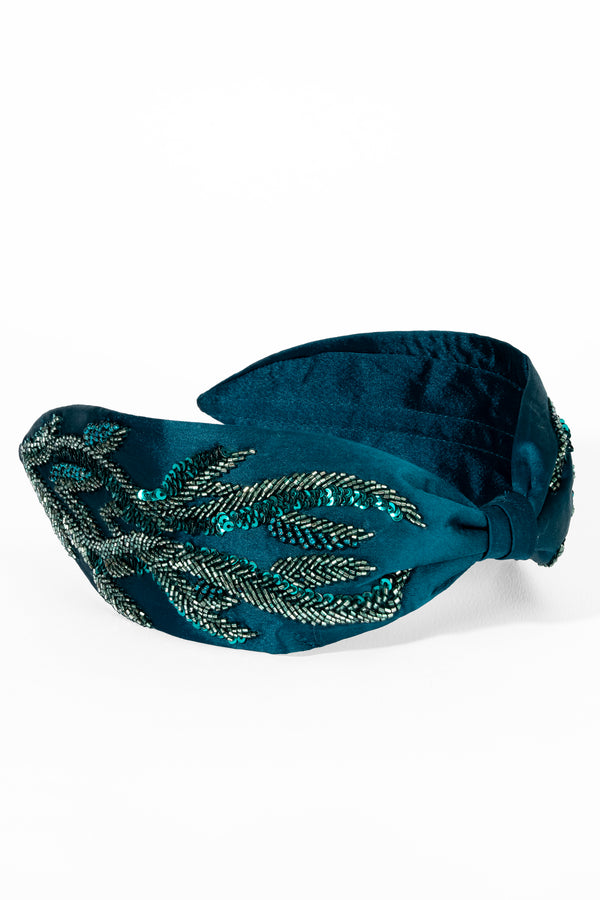 Azure Reef Embellished Headband
