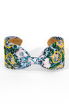Limoncello Embellished Knotted Headband - Blue