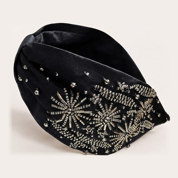 Midnight Spark Crystal Headwrap