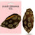 Spotted Gleam Beaded Knotted Headband - Dark Brown