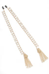 Mirror Tassel Gold Braid Chain - Set of 2