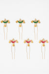 Meher Gold Hair Pins with bells