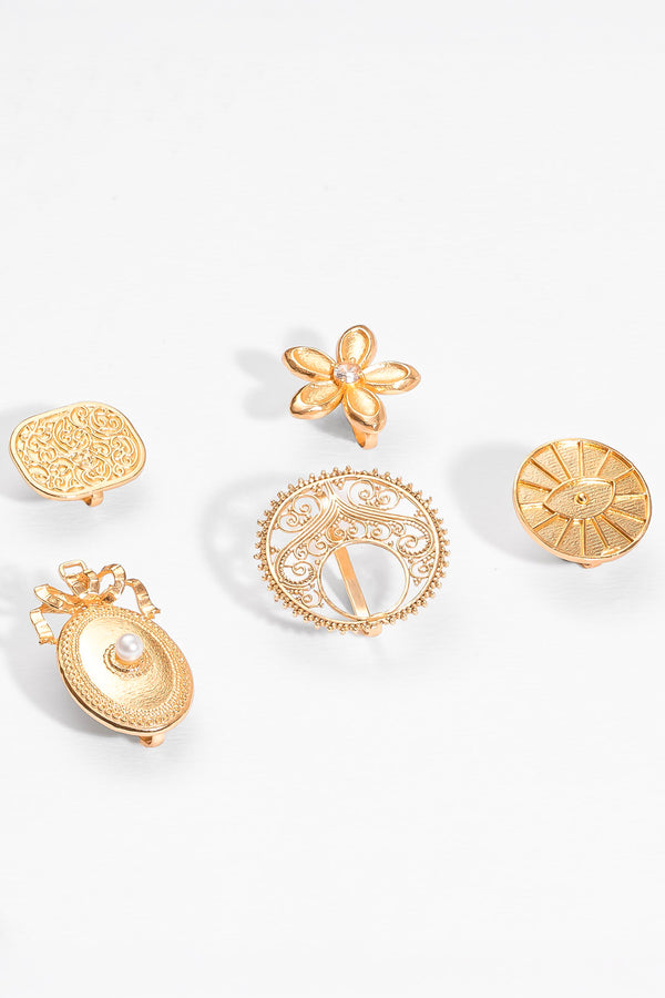 Mohar Bun Hair Pins - Set of 5