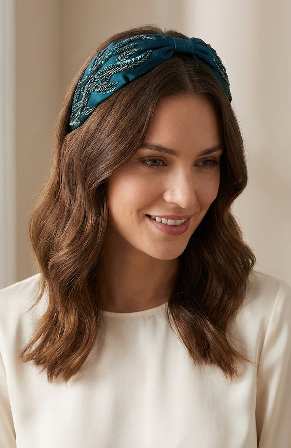 Azure Reef Embellished Headband
