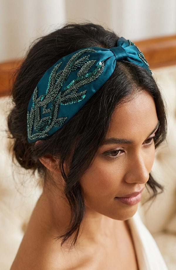 Azure Reef Embellished Headband