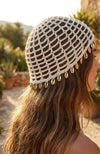 Ivory Coast Halo - CROCHET BEANIE