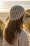 Ivory Coast Halo - CROCHET BEANIE