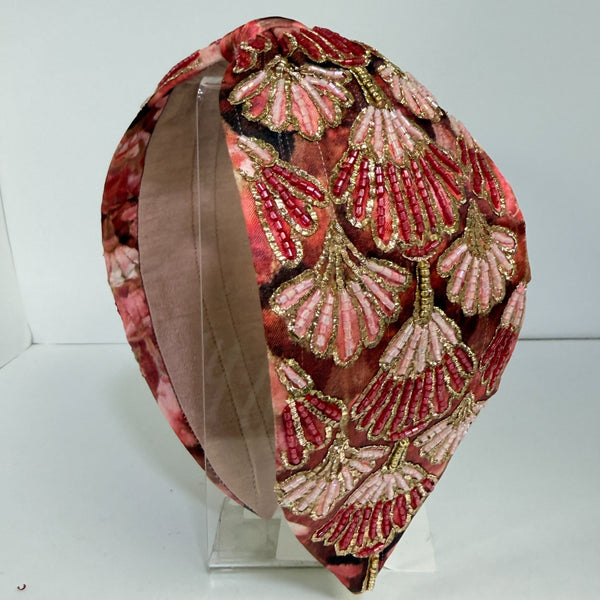 Autumn Petal Knotted Headband