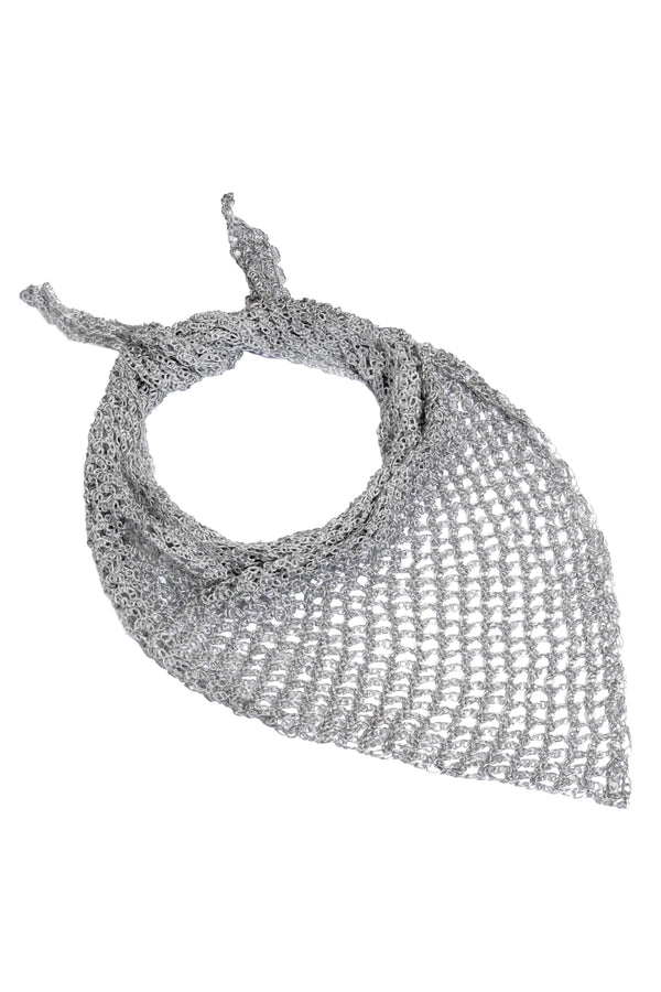 Mettalic Silver scarf