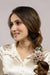 Luxury silk Scrunchies Set of 4 with Free Pouch - Neutral Crystal Gift Set