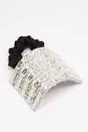 Embellished Ponytail Holder - Silver