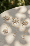 Celeste Crystal U Hair Pins - Set of 6 - Gold