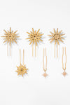 Celeste Crystal U Hair Pins - Set of 6 - Gold