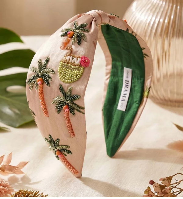 Island Garden Party Beaded Headband