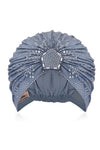 Blue Mirage Silver Crystal Headwrap
