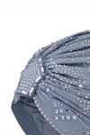 Blue Mirage Silver Crystal Headwrap